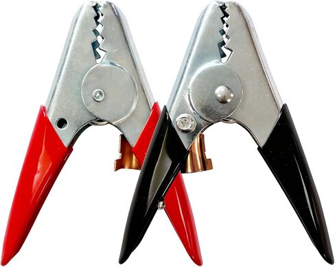 Ampper Replacement Jumper Cable Clamps, 1100A Heavy Duty Car Battery Clamp Ends for Jumper Cables, Jump Starter, Charging and Testing (1 Pair) in Saudi Arabia