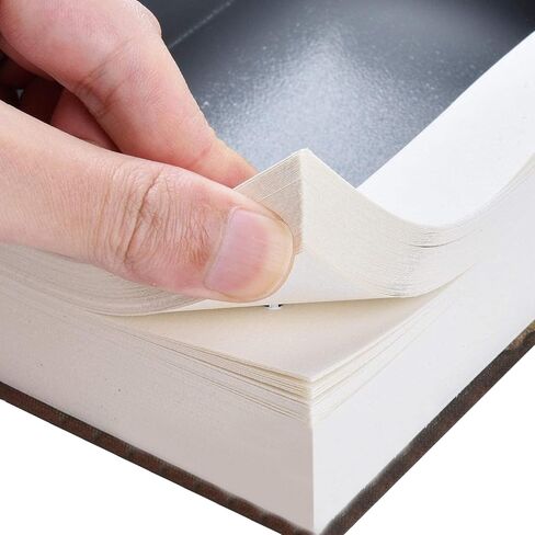 Wishacc Real Pages كتاب سري محمول مخفي آمن مع قفل مفتاح آمن - كتاب مجوف مع مقصورة سرية مخفية للمجوهرات والمال والنقود in Kuwait