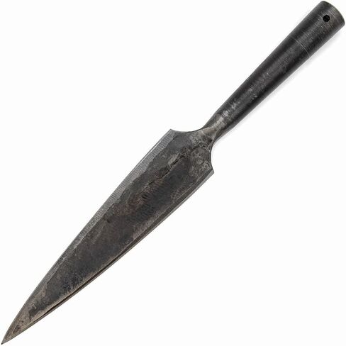 Armory Replicas - Compact Viking Throwing Spear Head Mount- Medieval Replica Hand Forged Iron Functional Small Hunting Spearhead - Pole Shaft Not Included in Saudi Arabia