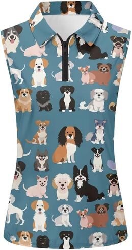 قمصان بولو جولف Uouormeti للنساء الجاف في غولف دبابة أعلى قمصان تنس رياضية جافة سريعة in Kuwait