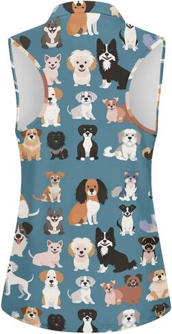 قمصان بولو جولف Uouormeti للنساء الجاف في غولف دبابة أعلى قمصان تنس رياضية جافة سريعة in Kuwait