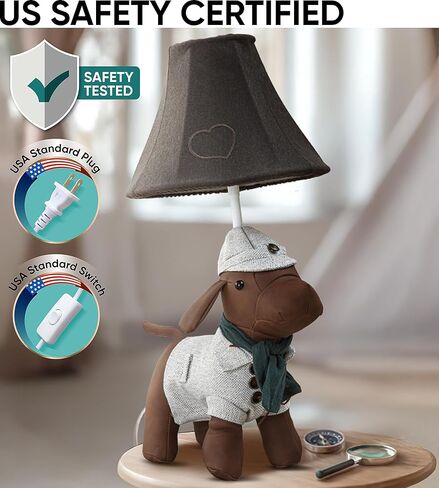ALPACA Table Lamp for Kids Bedroom - Present for All Ages ، LLAMA LAMP LAMP TODDLER TODDLER BOYS ، ALPACA Room Decor Girls ، Hildrict Homes ، Teens Sister Sister ابنة أخت أخت الأخوة. in Kuwait