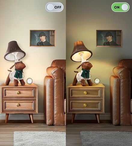 ALPACA Table Lamp for Kids Bedroom - Present for All Ages ، LLAMA LAMP LAMP TODDLER TODDLER BOYS ، ALPACA Room Decor Girls ، Hildrict Homes ، Teens Sister Sister ابنة أخت أخت الأخوة. in Kuwait