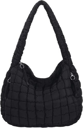 حقيبة حمل منتفخة للنساء كبيرة مبطن حقيبة كارال ناعمة منتفخة كروس كتف خفيفة الوزن العمل in Kuwait