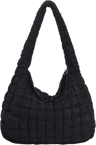 حقيبة حمل منتفخة للنساء كبيرة مبطن حقيبة كارال ناعمة منتفخة كروس كتف خفيفة الوزن العمل in Kuwait