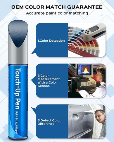 RAY Deep Blue Pearl Touch Up Paint Kit Compatible with Nissan Exact Match Car Scratch Repair Touch Up Paint Kit in Kuwait