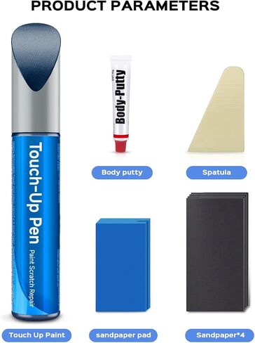 RAY Deep Blue Pearl Touch Up Paint Kit Compatible with Nissan Exact Match Car Scratch Repair Touch Up Paint Kit in Kuwait