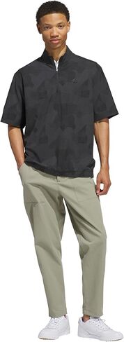 Adidas Men's Go-to DWR Short Sleeve Half-Zip Pullover in Kuwait