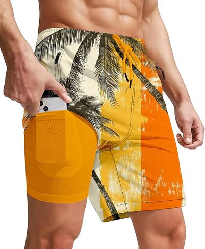 Lightweight Mens Swim Trunks Swimming Shorts Quick Dry Beach Trunk Bathing Suits Travel Essential in Saudi Arabia