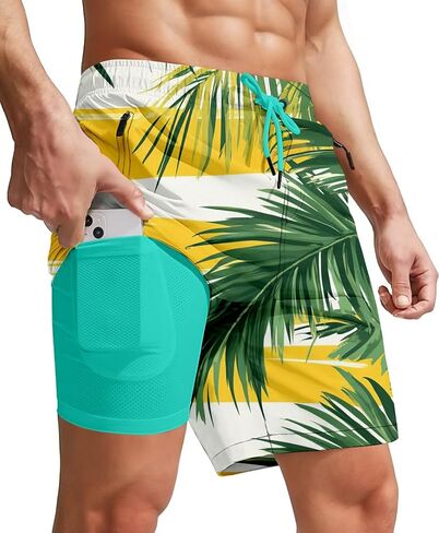 Lightweight Mens Swim Trunks Swimming Shorts Quick Dry Beach Trunk Bathing Suits Travel Essential in Saudi Arabia