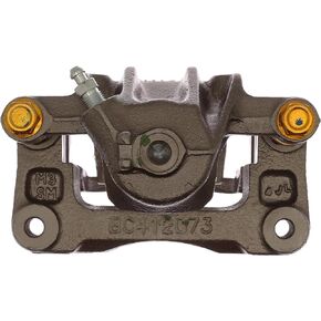 ACDELCO GOLD 18R2127F1 تجميع فرامل القرص الجانبي للقرص الخلفي مع وسادات سيراميك (محملة غير مطلية) ، معاد تصنيعها