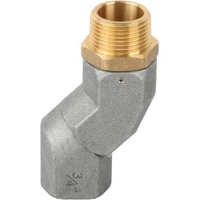 EVIL ENERGY 3/4" NPT Fuel Transfer Hose Swivel 360 Rotating Connector for Fuel Nozzle Multi Plane Swivel