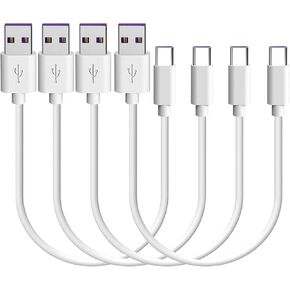 USB C to USB C Cable 60W, 4Pack [1FT+3FT+6FT+10FT] USB C Charger Cable Type C Fast Charging Cord for iPhone 15 Pro Max/15 Pro/15 Plus/15, iPad Pro 2022, Mac Book Air,Samsung Galaxy S23,Switch