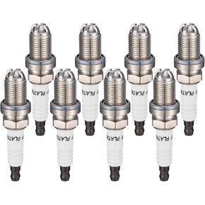 3199 Spark Plugs Quadrupropole 8 Pack - متوافق مع Audi A4 متوافق مع BMW X3 X5 330CI 325CI & COOPER ، RANGE ROVER ، VUE ، S70 ، VUE ، CAYEN ، CTS ، VW PASSAT ، 2.4L 2.8L 3.2L 4.2L ENRITER