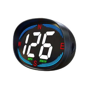 GPS Speedometer Digital Speedometer Cars Heads Up Display Y03 with Speed, Automatic Light Sensing, MPH Speedometer Plug and Play Applicable to All Cars