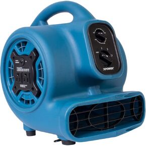 Xpower P-230AT MINI MIGHTY 1/4 HP 925 CFM MIVER MOVER MOVER ، مجفف السجاد ، مروحة الأرض