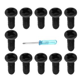 Replacement Key Fob Screw M2 x 5mm Screw Replacement Part 35116-SDA-A11 Compatible with Honda Key Remotes Since 2003 Black-12 PCS