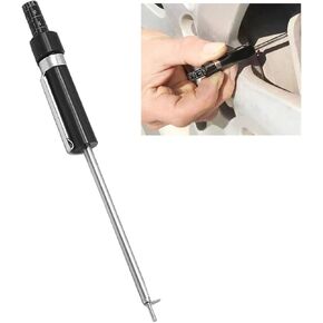 Brake Pad Thickness Gauge Measure Tool with Scale -Brake Shoe Gauge Car Brake Measuring Tool for Internal External Brake Pads Measurement- Brake Pad Tester Auto Brake Pad Thickness Detection Pen Scale