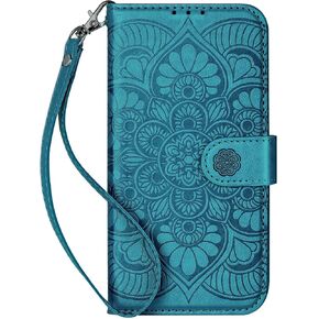 iPhone 14 Pro Max Wallet Case,[Stand Feature] Protective PU Leather Flip Cover with Credit Card Slot [Magnetic Closure] for iPhone 14 Pro Max (Green)