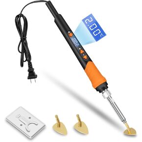 Mini Iron for Crafts, Tiny iron Small Iron for Crafts 100W Mini Iton Patch Clothes Shoes Sewing Smoothing Filament Tape Bonding Adjustable Temperature