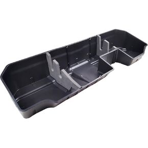 Under Seat Storage Box & Center Console Organizer Tray Fit for 2019-2025 Chevy Silverado 1500 GMC Sierra 1500 2020-2025 2500 3500 HD Double Cab & Crew Rear Under Seat Storage Organizer Box