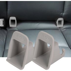 ISOFIX Interface Belt Latch Guide, 2 Pcs Car Seat ISOFIX Interface Buckle Fixed Guide Groove Car Seat Bracket Connector, Black