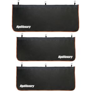 Fender Covers for Mechanics,3Pcs Microfiber Leather Car Fender with Stronger Magnets & Hooks Automotive Fender Protector Mats Pads for Sedans Trucks SUVs Station Wagon - Size M