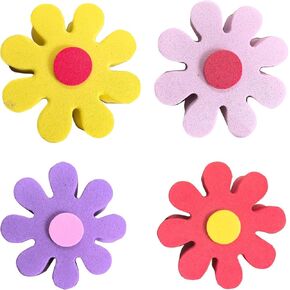 4pcsDaisy Car Antenna Topper,Auto Mirror Dangler,Aerial Ball Antenna Topper, Automotive Roof Lovely Daisy Antenna Balls Sticker Decor,Funny Daisy Antenna Hat for Vehicles,Universal Car Accessories