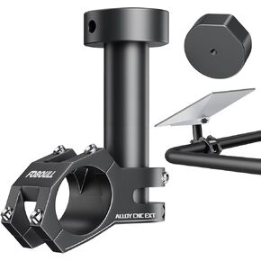 Starlink Mini Mount Kit for RV, Boat, Camper, Ladder & Guardrail - CNC Aluminum Alloy Adjustable Clamp (0.79"-1.38" Pipe Diameter) - Universal Pipe Adapter Compatible with Starlink mini