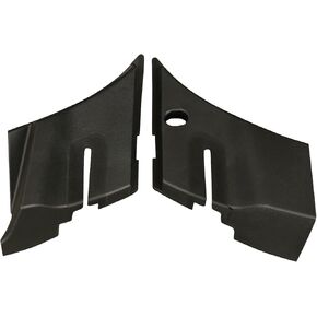 Windshield Wiper Cowl End Panel Compatible with 2007-2013 GMC Sierra 1500 2500 3500 LH & RH 1 Pair Black Air Inlet Grille 15946003 15946004