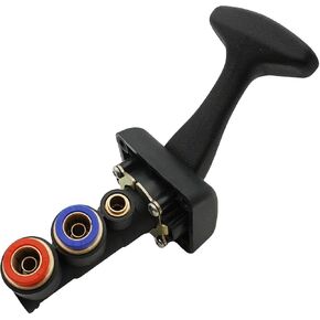 26503-1 Trailer Control Control Valve GTD-26503-1 متوافق مع تطوير Freightliner GT | 3 اتجاه التكوين | 2x 3/8 "منافذ الدفع ، 1x 1/4" منفذ الدفع | استبدال صمام فرامل الهواء الشاق