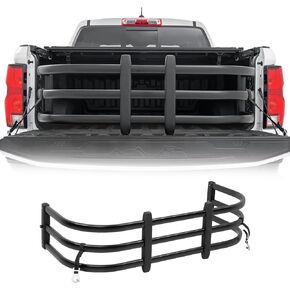Truck Bed Extender,Aluminum Retractable Tailgate Extender | for 2005-2025 Toyota Tacoma | 2020-2025 Gladiator | 12-2022 Frontier | 06-2023 Ridgelin | 48"-61" Adjustable Length | Drill Required