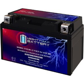 Mighty Max Battery YTZ14S -12 Volt 11.2 AH, 230 CCA, Rechargeable Maintenance Free SLA AGM Motorcycle Battery