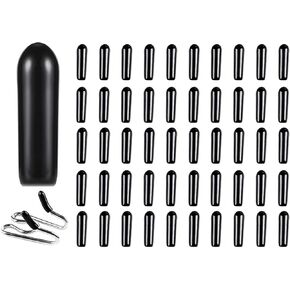 Prong Collar Covers 2.25/3.2/4.0mm, Compatible with H-S-Collar (50 Tips per Pack), Vinyl Comfort Prong Tips for Small Medium Large Dog Pinch Collar (3.0/3.2mm)
