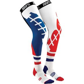 100 ٪ rev knee brace performance moto socks-corpo-s/m