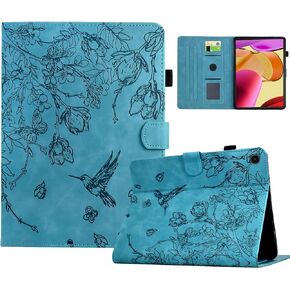 KEROM for Kindle Fire Max 11 Case (13th Generation, 2023 Release), Fire Max 11 Tablet Case, PU Leather Folio Folding Stand Cover Case for Fire 11 Tablet with Auto Wake/Sleep, Hummingbird