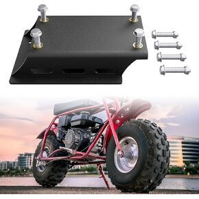 Torque Motor Converter Riser Plate Mount for Predator 196/212/224cc Engine & Coleman CT200U/BT200X Mini Bikes/Go Karts/Baja Warrior - 1.75" Lift, High-Temp Coating, GX/Clone Engine Compatible