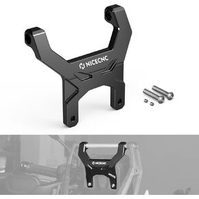 Black Aluminum Anti-Shake Support Dash Stabilizer Compatible with Yamaha Tenere 700 /XTZ700 2019-2023, Not Fit Digital Tft Screen