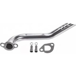 Exhaust Header Pipe Kit For Predator 212cc 224cc 196cc For Coleman CT200u CT200u-ex BT200X KT196 6.5hp Baja Warrior MB200 GX160 GX200 Clone Engine Go Kart Mini Bike Black