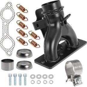 1262138-489 مشعب العادم مع مجموعة زنبرك الختم الحشيش لحشية العادم لـ Polaris Ranger 800 لـ Polaris Ranger Crew HD XP 800 2010 2011 2013 2013