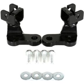 Footpeg Footrest Lowering Mounts Brackets Compatible With KLR650 2022 2023-1" 25mm Black