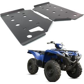 Aluminum Footwell Skid Plates Guard Cover Fit for Grizzly 700 2007-2024, Grizzly 700 Special Edition 2016-2024, Grizzly 550 2009-2014