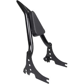 GXYWADY 24 inch Black Detachable Motorcycle Rear Passenger Backrest Replacement for Sportster XL XLH 883 1200