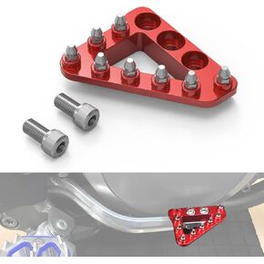 Motorcycle Brake Rear Brake Pedal Plate Tip Compatible with KTM 85-500 2004-16 (not 2016 125/150SX, 2016 SXF/XCF) 690 Enduro R 2008-23 690 SMC R 2019-2023 790 Adventure R 2019-23,See fitment