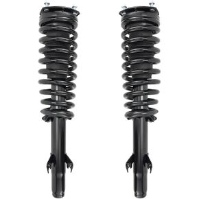 Front Complete Struts Shock Absorber Compatible with 0, Quick Suspension 172261 * 2, Struts with Coil Spring SAA905 2
