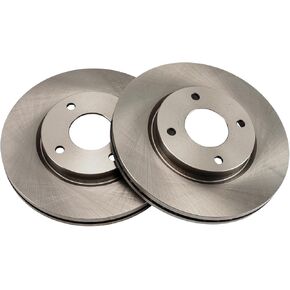 KAC - دوارات فرامل القرص | Brake Kit for Nissan 2008 2010-2012 Sentra 2.0L ، Nissan 2009-2012 Versa 1.8L ، Nissan 2007 2009 Sentra ، Nissan 2007-2008 Versa ، Automotive Brake Brake Rotors ، 31463