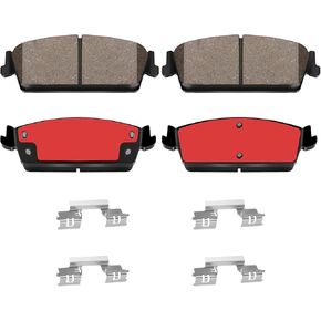 HZ1288H rubber core bond between rubber and steel, Rear Ceramic Brake Pad Set - Compatible with Select Infiniti FX, G, M, Q; Nissan 350Z, 370Z, Altima, Juke, Maxima, Murano, Pathfinder, Quest, Rogue in Kuwait