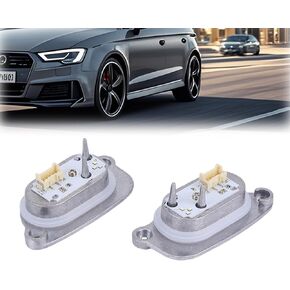 1Pair Xenon Headlight Ballast Control Unit Module Compatible for Audi A3 S3 8V 2017-2021 Left & Right Side Daytime Running Light DRL Module Replaces OE# 90070222 90103617 8V0998473 8V0998474