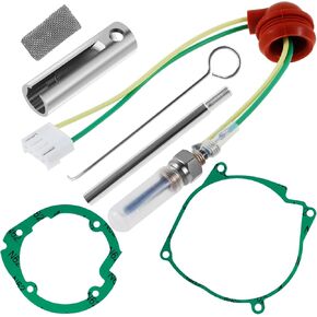 7Pcs 12V 2KW 5KW 8KW Glow Plug Repair Kit, Chinese Diesel Parking Heater Ceramic Glow Plug Heater Parking Repair Kit for Car Truck Boat Parking Heaters