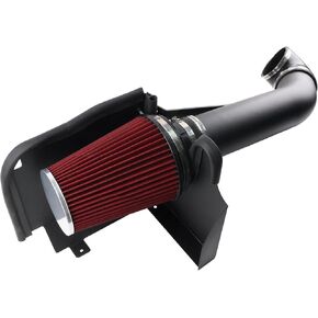 4" Cold Air Intake System with Heat Shield for 1999-2006 Chevy/GMC V8 4.8L 5.3L 6.0L Silverado 1500/2500/3500 - High Flow Air Filter Kit, Improved Horsepower & Throttle Response